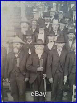 CABINET PHOTO CIVIL WAR Old SOLDIERS Day Confederate Springfield MO Veterans
