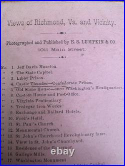 CASTLE THUNDER Confederate Prison Civil War Stereoview Card Richmond Virginia