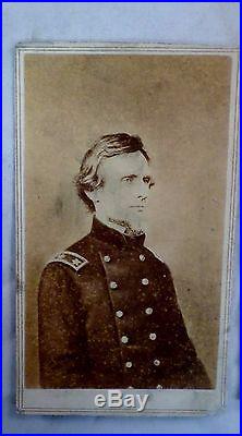 CDV Photo CIVIL War Confederate Csa President Jefferson Davis Uniform Varina