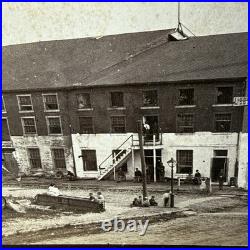 CDV Photograph Libby Prison Richmond VA Civil War Confederate Prison