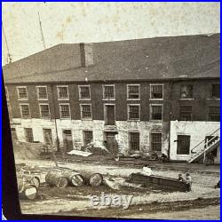 CDV Photograph Libby Prison Richmond VA Civil War Confederate Prison