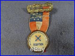 CIVIL War 1901 Ucv Confederate Reunion Waco Texas Badge Ribbon
