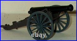 CIVIL WAR CONFEDERATE 3 GUN EARTHEN FORT SECTION WithCANNON & CREWS 54MM BY BARZSO