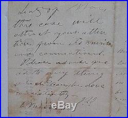 CIVIL War Confederate Document Signed J. D. By Jefferson Davis To Lieutenant Bibb