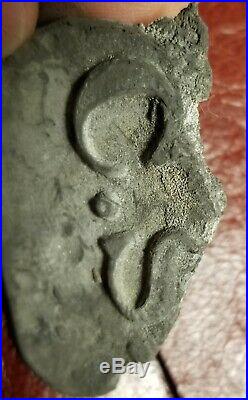 CIVIL WAR CONFEDERATE PEWTER CSA BUCKLE Broken C S Noble Brothers Rome Georg