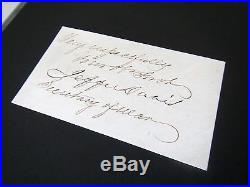 CIVIL War Confederate President Jefferson Davis Signed Psa Dna Autograph Csa