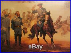 CIVIL WAR CONFEDERATE PRINT MOSBY REPORTS SIGNED by DALE GALLON #552 of #750