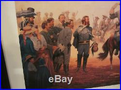 CIVIL WAR CONFEDERATE PRINT MOSBY REPORTS SIGNED by DALE GALLON #552 of #750
