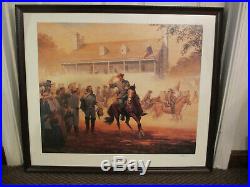 CIVIL WAR CONFEDERATE PRINT MOSBY REPORTS SIGNED by DALE GALLON #552 of #750