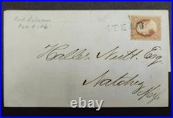 CIVIL WAR CONFEDERATE USAGE LOUISIANA to MISSISSIPPI Feb 8, 1861 SEE SIEGEL
