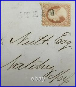 CIVIL WAR CONFEDERATE USAGE LOUISIANA to MISSISSIPPI Feb 8, 1861 SEE SIEGEL