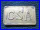 CIVIL WAR CSA CONFEDERATE DESIGN BRASS LEAD BELT BUCKLE! VINTAGE! RARE! 1970s