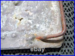 CIVIL WAR CSA CONFEDERATE DESIGN BRASS LEAD BELT BUCKLE! VINTAGE! RARE! 1970s