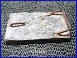 CIVIL WAR CSA CONFEDERATE DESIGN BRASS LEAD BELT BUCKLE! VINTAGE! RARE! 1970s