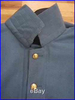CIVIL War Csa Confederate Early War Sky Blue Wool Greatcoat-xlarge