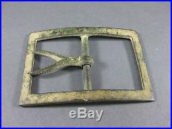 CIVIL WAR Confederate States Forked Tongue Buckle Chancellorsville Outpost