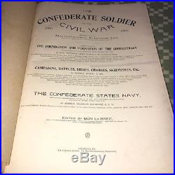 CIVIL WAR HISTORY CONFEDERATE SOLDIER SOUTHERN ARMY NAVY Battles Battle GENERALS