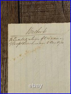 CIVIL WAR LETTER Document Confederate Captain Bachman SOUTH CAROLINA