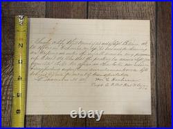 CIVIL WAR LETTER Document Confederate Captain Bachman SOUTH CAROLINA