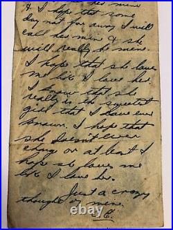 CIVIL WAR LOVE LETTER on Confederate 1862 $100 One Hundred Dollar Note