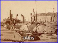 CIVIL WAR SV CSS Rebel Cigar Steamer Confederate Ship Captured Charleston c1866