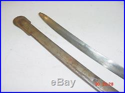 CIVIL War Us Cavalry Sword With Scabbard No Marks Confederate Import #t106