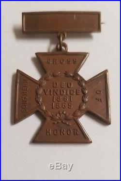 CIVIL War 1861 1865 U. C. V Confederate Southern Cross Of Honor Medal