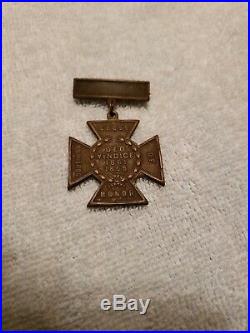 CIVIL War 1861 1865 U. C. V Confederate Southern Cross Of Honor Medal