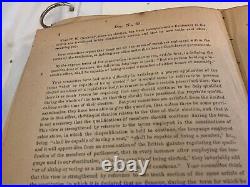 CIVIL War 1862 Confederate Congress Report Qualification Of Senators 1720