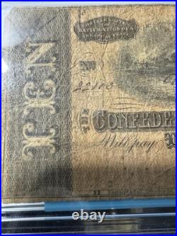 CIVIL War 1864 $10 Ten Dollars Richmond Confederate States Of America Note