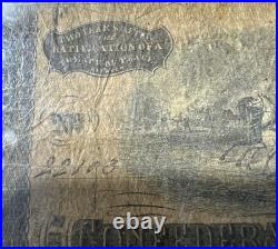 CIVIL War 1864 $10 Ten Dollars Richmond Confederate States Of America Note