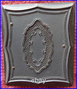 CIVIL War Ambrotype Photo Confederate Soldier Double Armed Pistols Identified