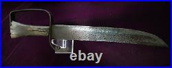 CIVIL War Confederate 18 1/2 D Guard Bowie Alabama Knife Not Sword W Provenance