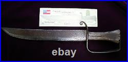 CIVIL War Confederate 18 1/2 D Guard Bowie Alabama Knife Not Sword W Provenance