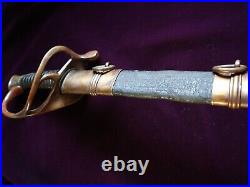 CIVIL War Confederate A. H. De Witt Georgia Foot Officer Sword 3 Known Ex Hoffman