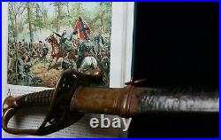 CIVIL War Confederate A H Dewitt Snakes In Guard Officer Sword 1 Of 20 Existance