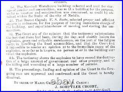 CIVIL War Confederate Ammunition Explosion Mobile Alabama 1865