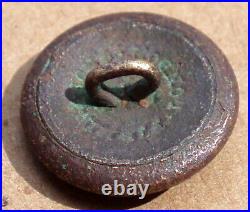 CIVIL War Confederate Antique Tennesee Volunteer Corps Military Officer's Button