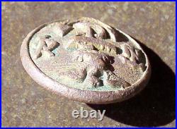CIVIL War Confederate Antique Tennesee Volunteer Corps Military Officer's Button