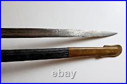 CIVIL War Confederate B Douglas Staff Foot Officer Sword Cs & Star On Guard