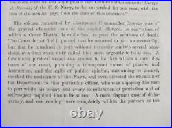 CIVIL War Confederate Cruiser Css Tallahassee Courtmartial Order