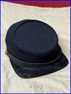 CIVIL War Confederate Csa Virginia Rebel Headgear Kepi Hat Cap