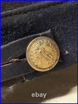 CIVIL War Confederate Csa Virginia Rebel Headgear Kepi Hat Cap