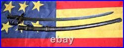 CIVIL War Confederate Dog River Boyle & Gamble Virginia Flat Blade Cavalry Sword