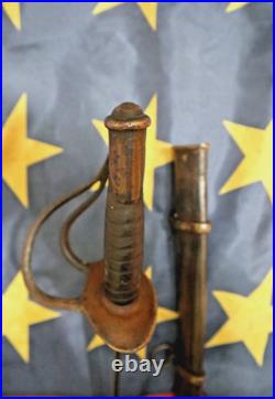 CIVIL War Confederate Dog River Boyle & Gamble Virginia Flat Blade Cavalry Sword