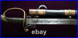 CIVIL War Confederate Dufilho New Orleans Louisiana Foot Officer Sword