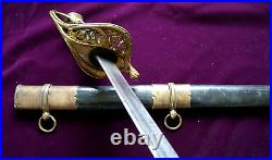 CIVIL War Confederate Dufilho New Orleans Louisiana Foot Officer Sword