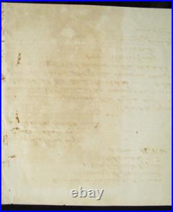 CIVIL War Confederate Florida Money Letter 1861 Major A. B. Noyes