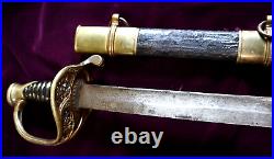 CIVIL War Confederate Foot Officer Sword Kevin Hoffman Collection Published P248
