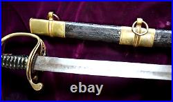 CIVIL War Confederate Foot Officer Sword Kevin Hoffman Collection Published P248